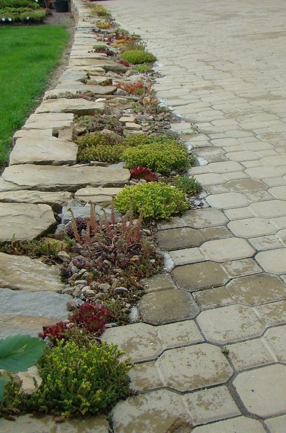 60 top idées de bordures de jardin en pierre 34