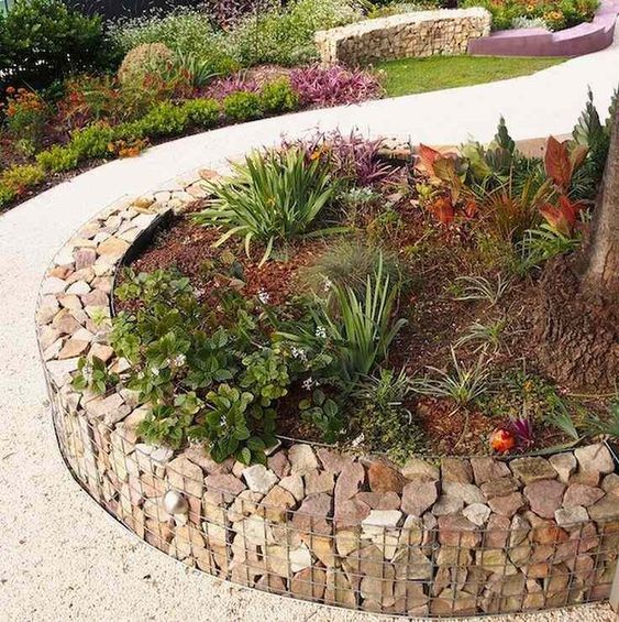 60 top idées de bordures de jardin en pierre 39