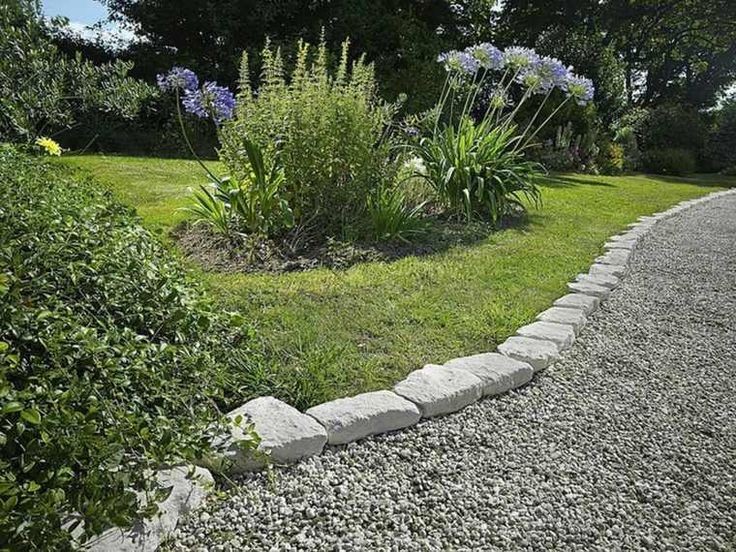 60 top idées de bordures de jardin en pierre 45