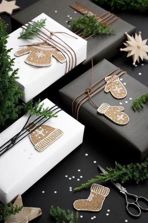 58 idées pour emballer et décorer vos cadeaux de Noël 32