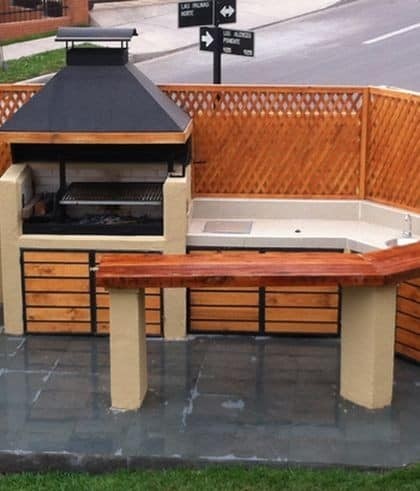 39 idées de terrasses rustiques avec du barbecue 34 39 idées de terrasses rustiques avec du barbecue 34