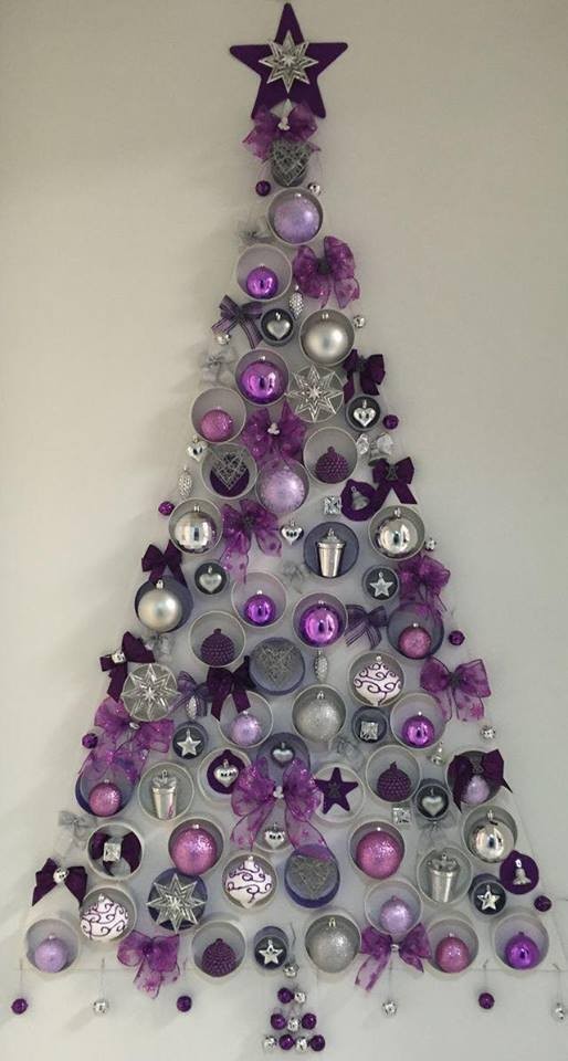 19 Décorations de Noël dans les tons violets 1 19 Décorations de Noël dans les tons violets 1