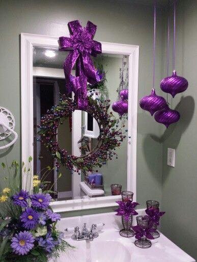 19 Décorations de Noël dans les tons violets 7 19 Décorations de Noël dans les tons violets 7