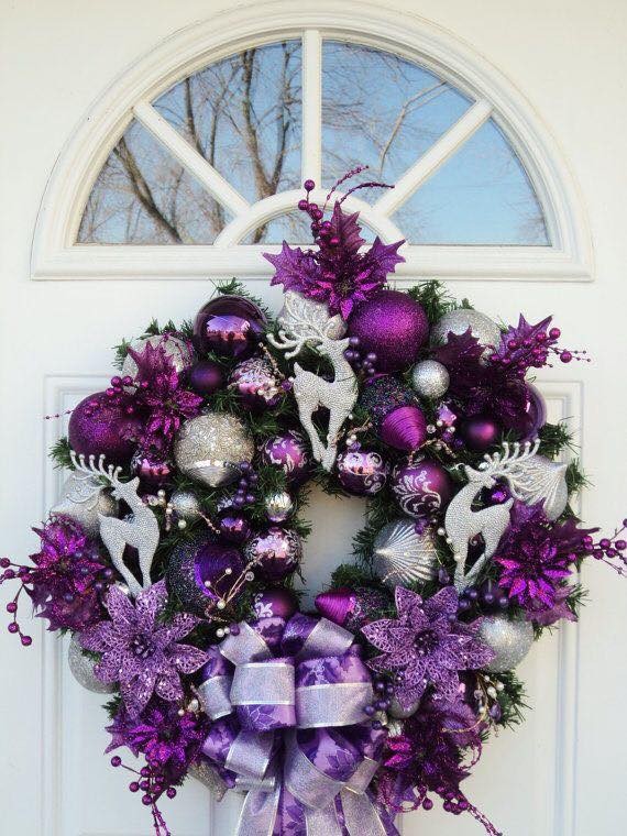 19 Décorations de Noël dans les tons violets 9 19 Décorations de Noël dans les tons violets 9