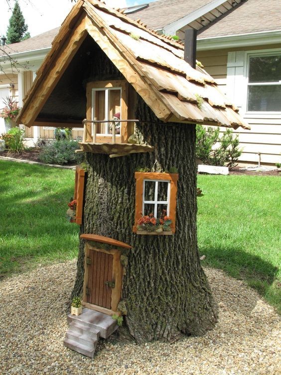 28 idées pour décorer votre jardin avec des troncs d'arbre 3 28 idées pour décorer votre jardin avec des troncs d'arbre 3