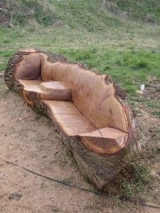 28 idées pour décorer votre jardin avec des troncs d'arbre 4 28 idées pour décorer votre jardin avec des troncs d'arbre 4