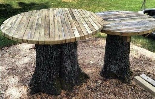28 idées pour décorer votre jardin avec des troncs d'arbre 16 28 idées pour décorer votre jardin avec des troncs d'arbre 16