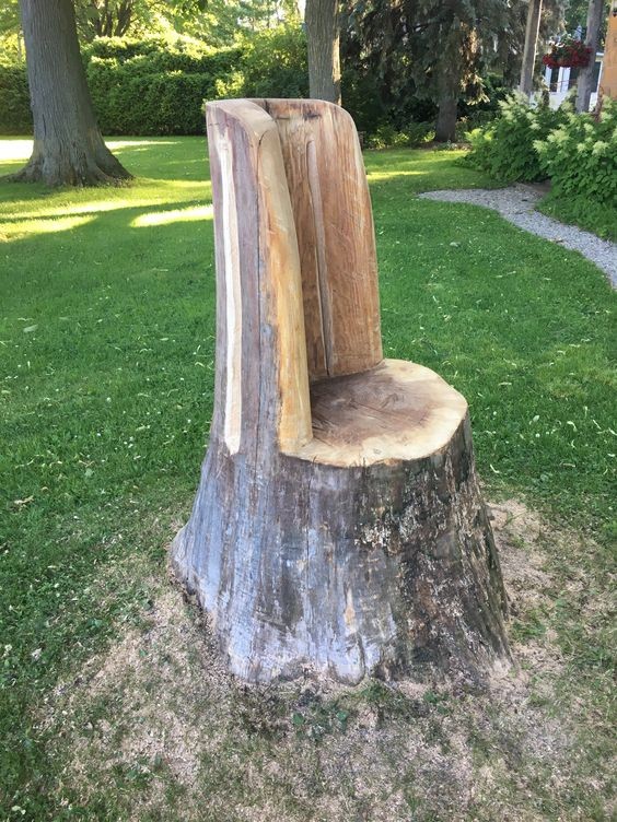 28 idées pour décorer votre jardin avec des troncs d'arbre 26 28 idées pour décorer votre jardin avec des troncs d'arbre 26