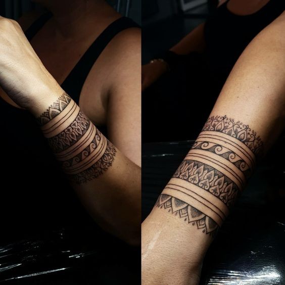 34 top idées de tatouages maori avant-bras 18