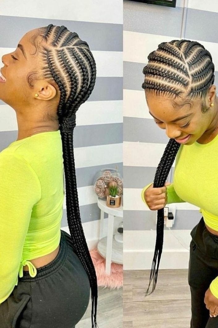 80 Idées de Tresses Africaines Qui Rendent Une Femme Irrésistible ! 33 80 Idées de Tresses Africaines Qui Rendent Une Femme Irrésistible ! 33