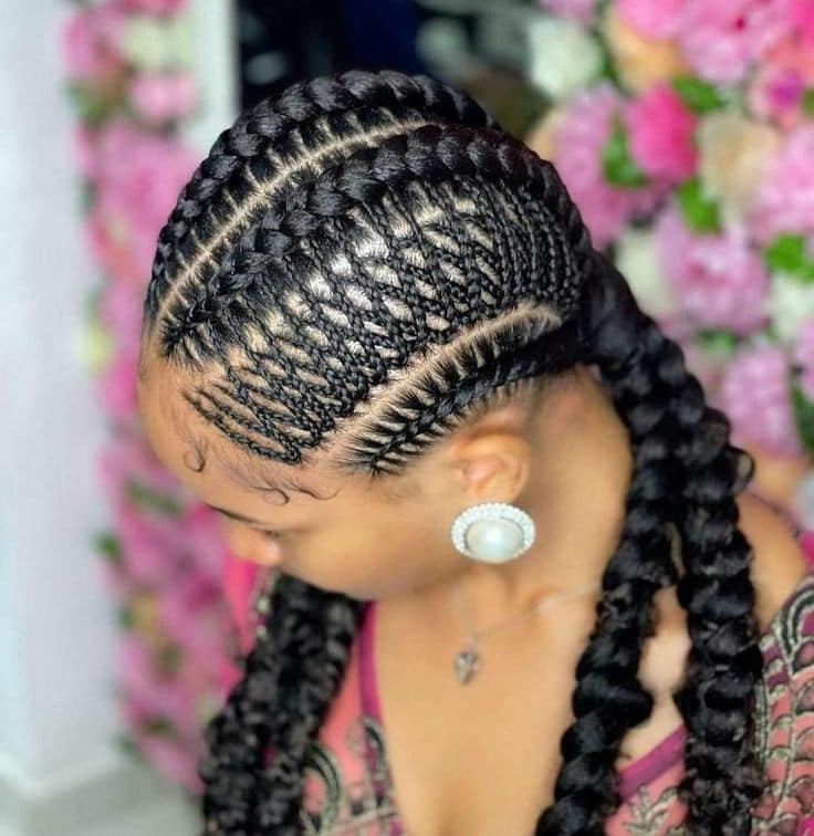 80 Idées de Tresses Africaines Qui Rendent Une Femme Irrésistible ! 10 80 Idées de Tresses Africaines Qui Rendent Une Femme Irrésistible ! 10