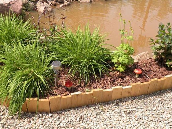 9 idées de bordures de jardin en bois de palettes 7 9 idées de bordures de jardin en bois de palettes 7