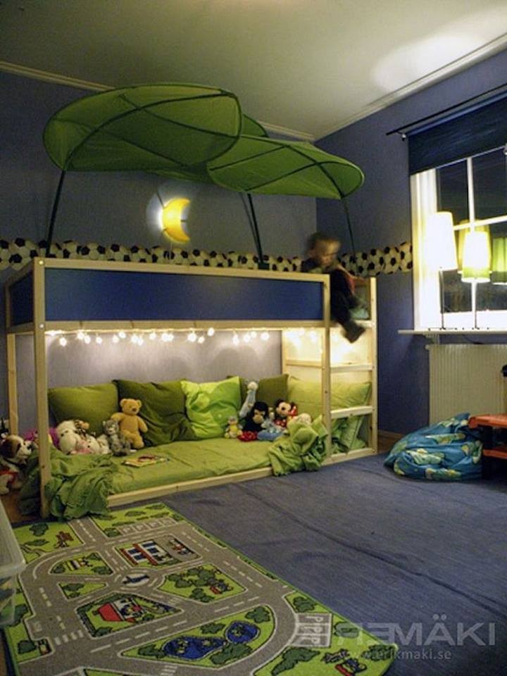 15 idées pour économiser de l'espace et rester stylé avec des lits superposés triples 15