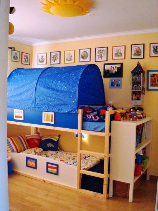 15 idées pour économiser de l'espace et rester stylé avec des lits superposés triples 3