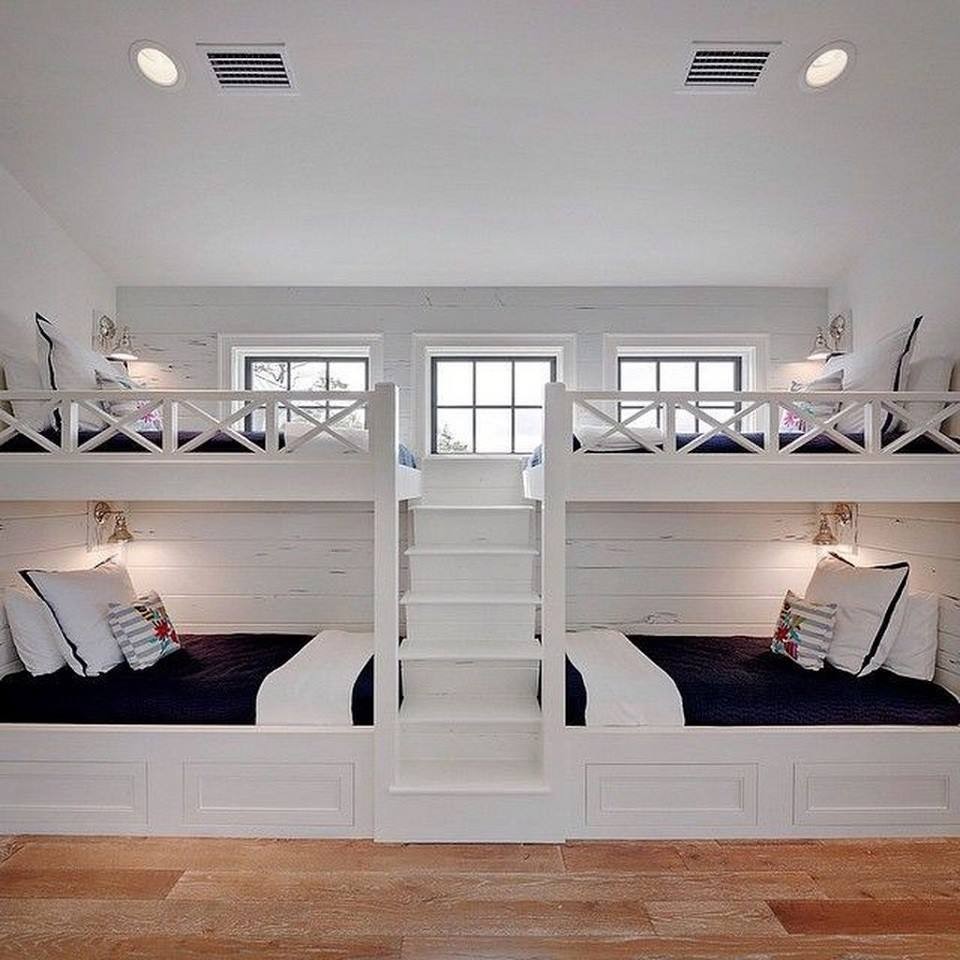 15 idées pour économiser de l'espace et rester stylé avec des lits superposés triples 6