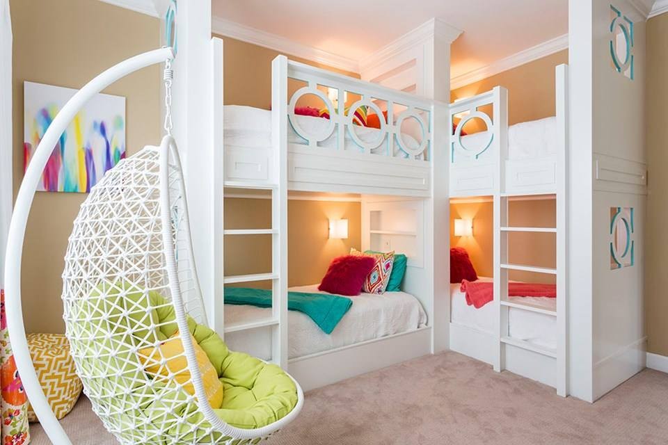 15 idées pour économiser de l'espace et rester stylé avec des lits superposés triples 10