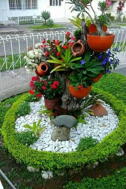 22 idées pour créer un parterre de fleurs rond 2