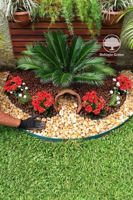 22 idées pour créer un parterre de fleurs rond 14