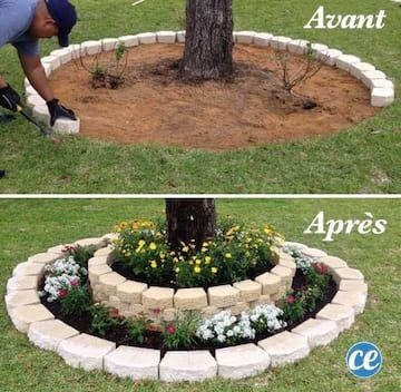 22 idées pour créer un parterre de fleurs rond 5