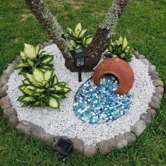 22 idées pour créer un parterre de fleurs rond 8