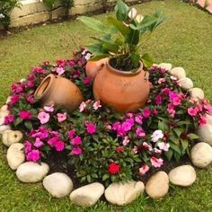 22 idées pour créer un parterre de fleurs rond 10