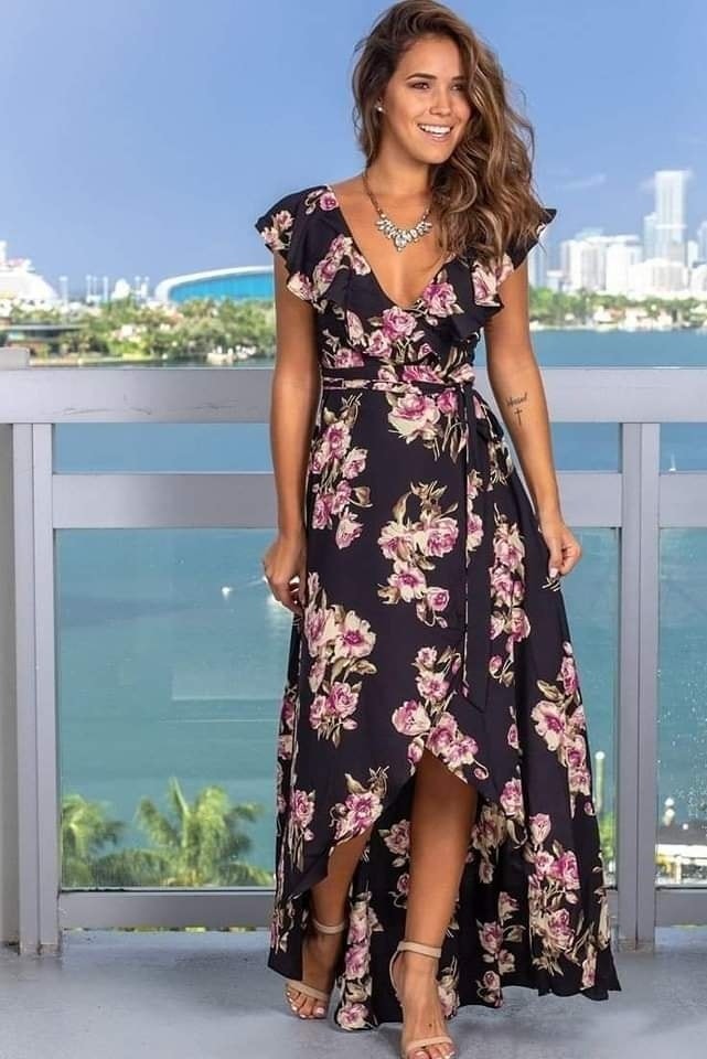22 top idées de maxi robes fleuries 7 22 top idées de maxi robes fleuries 7