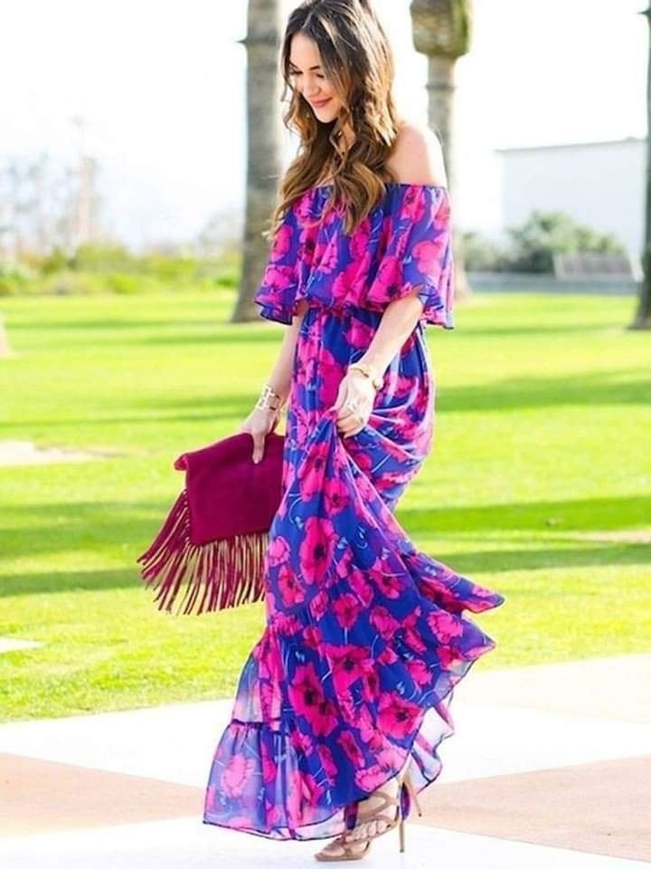 22 top idées de maxi robes fleuries 1 22 top idées de maxi robes fleuries 1