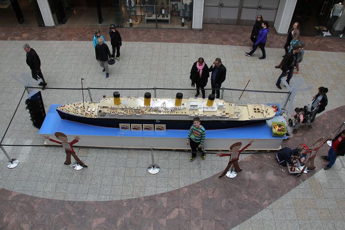 Boy with Autism Builds World's Largest LEGO Titanic Replica Boy with Autism Builds World's Largest LEGO Titanic Replica
