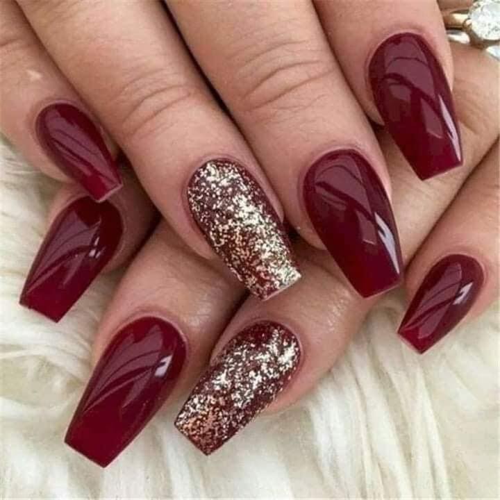 24 idées d'ongles bordeaux pour s'inspirer 1 24 idées d'ongles bordeaux pour s'inspirer 1