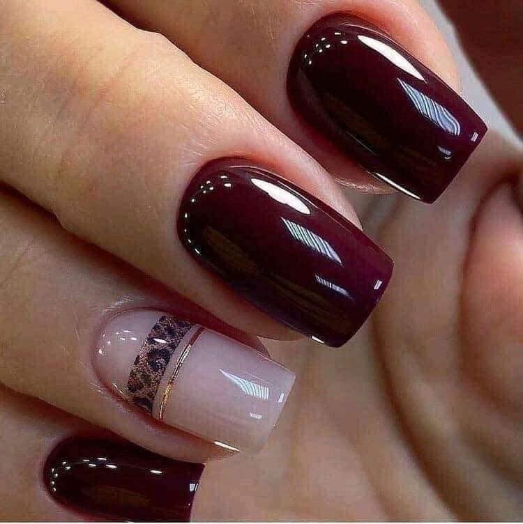 24 idées d'ongles bordeaux pour s'inspirer 4 24 idées d'ongles bordeaux pour s'inspirer 4