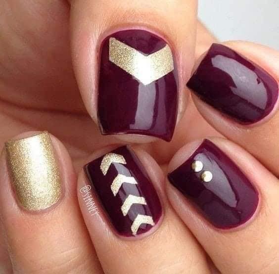 24 idées d'ongles bordeaux pour s'inspirer 12 24 idées d'ongles bordeaux pour s'inspirer 12