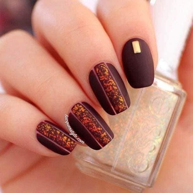 24 idées d'ongles bordeaux pour s'inspirer 14 24 idées d'ongles bordeaux pour s'inspirer 14