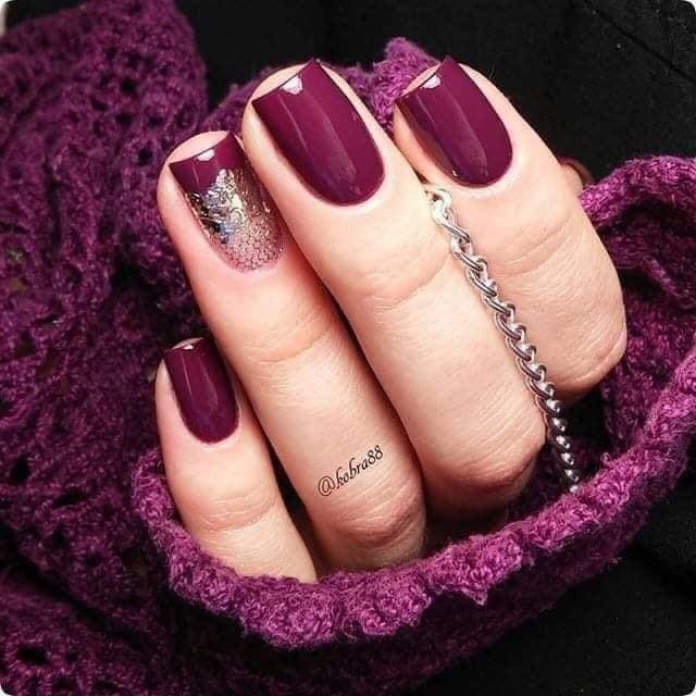 24 idées d'ongles bordeaux pour s'inspirer 19 24 idées d'ongles bordeaux pour s'inspirer 19