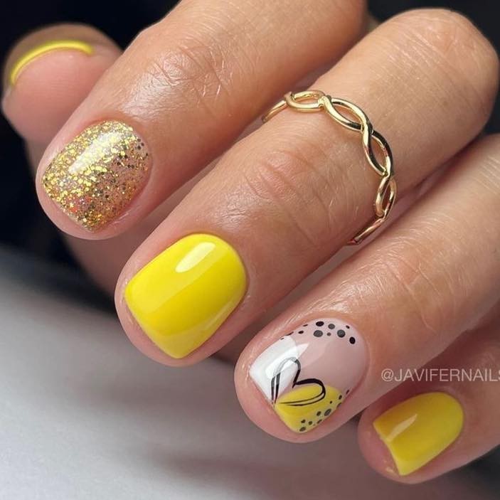 6 Jolies manucures pour celles qui aiment les ongles courts 4 6 Jolies manucures pour celles qui aiment les ongles courts 4