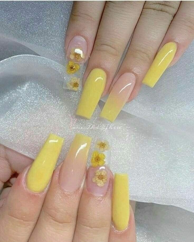 22 idées d'ongles jaunes ou moutarde 20 22 idées d'ongles jaunes ou moutarde 20