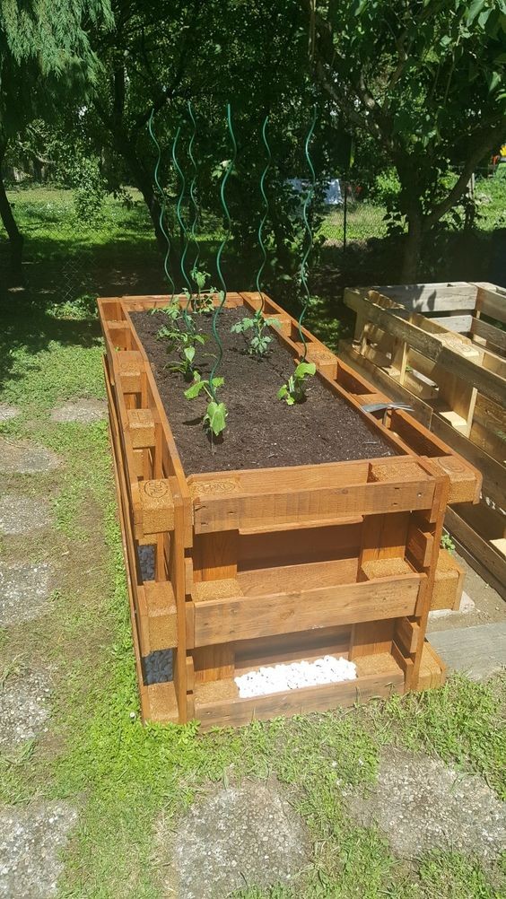 Potager en palette : 41 exemples de fabrications réussies pour t'inspirer 8 Potager en palette : 41 exemples de fabrications réussies pour t'inspirer 8