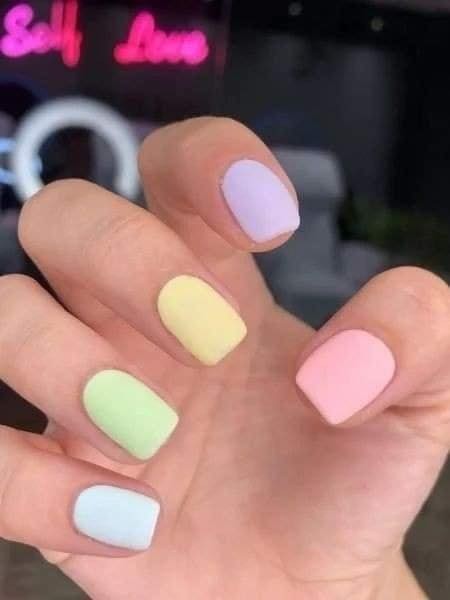 26 idées d'ongles dans les tons pastels 7 26 idées d'ongles dans les tons pastels 7