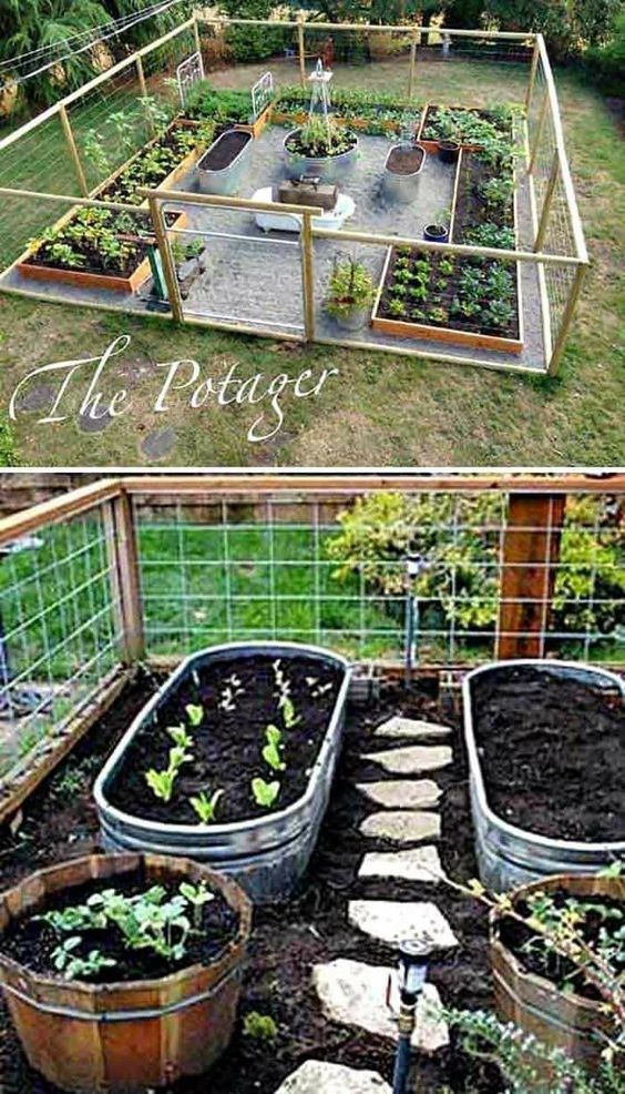 24 idées pour avoir un potager bien organisé 5