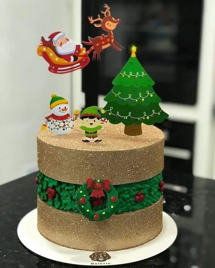 10 idées de magnifiques gâteaux de Noël pour s'inspirer 5 10 idées de magnifiques gâteaux de Noël pour s'inspirer 5