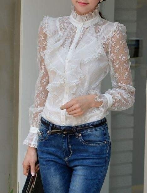 23 idées de blouses blanches qui sont à la mode 18 23 idées de blouses blanches qui sont à la mode 18