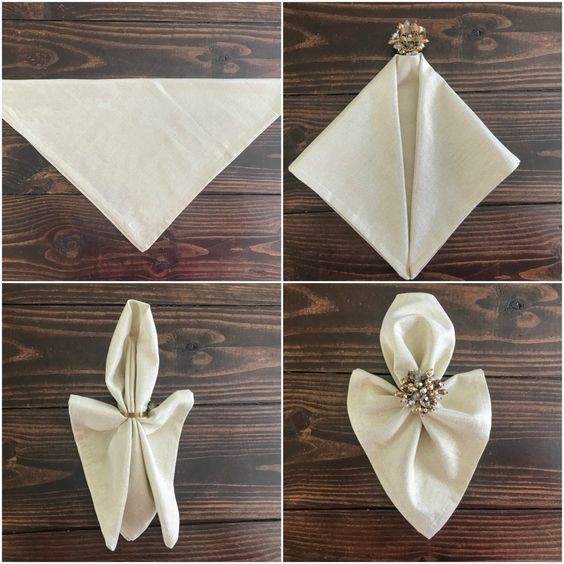 10 déco de mariage diy à faire avec des serviettes 1 10 déco de mariage diy à faire avec des serviettes 1