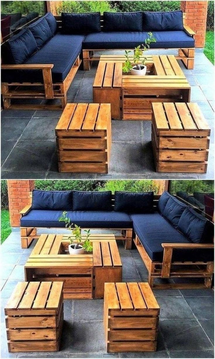 15 Idées pour décorer un petit jardin avec des palettes 13 15 Idées pour décorer un petit jardin avec des palettes 13