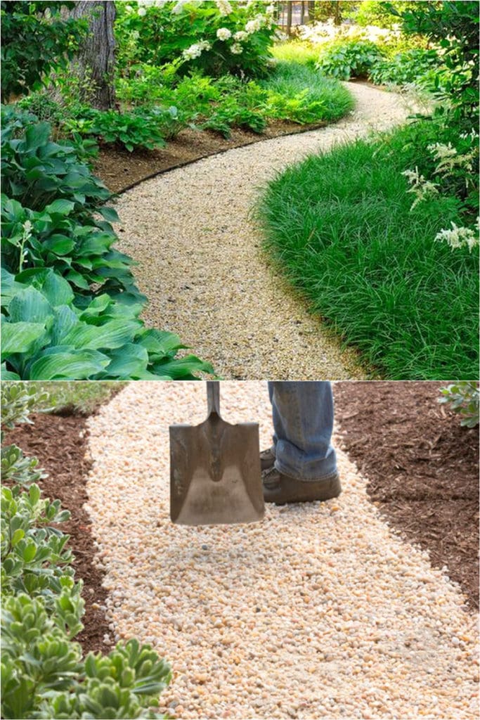 Easy DIY Gravel Garden Paths