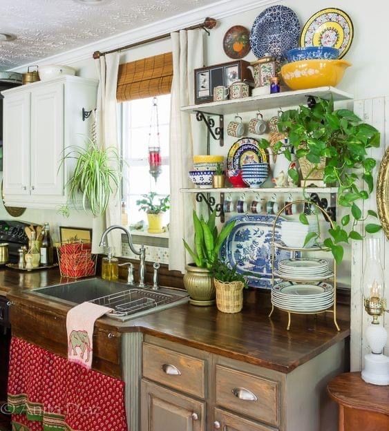 21 idées de déco de cuisines à la campagne 4 21 idées de déco de cuisines à la campagne 4