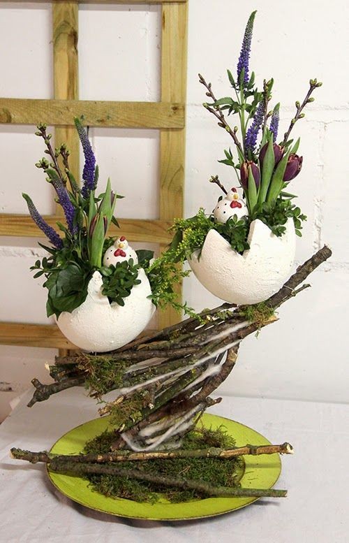 21 top idées de composition florale de Pâques 13 21 top idées de composition florale de Pâques 13