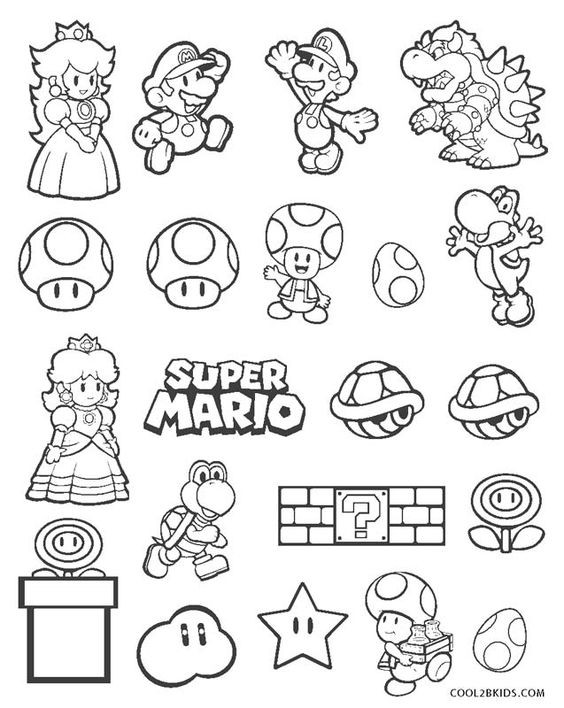 22 top idées de Coloriages Mario Gratuits à imprimer 2 22 top idées de Coloriages Mario Gratuits à imprimer 2