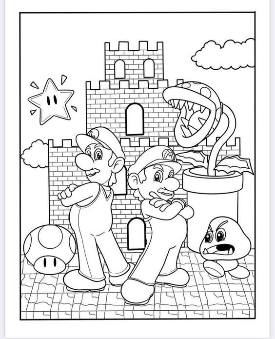 22 top idées de Coloriages Mario Gratuits à imprimer 3 22 top idées de Coloriages Mario Gratuits à imprimer 3