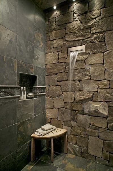 24 Décorations rustiques de murs et sols pour salles de bain 3 24 Décorations rustiques de murs et sols pour salles de bain 3