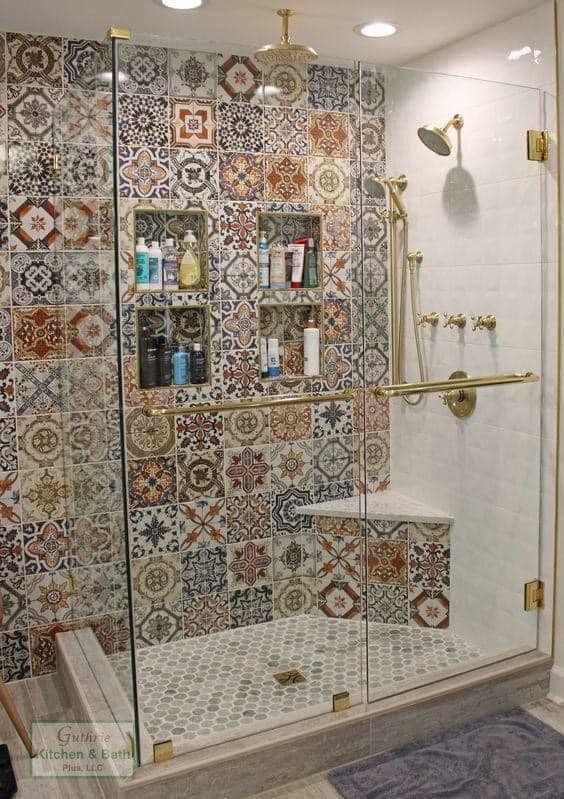 24 Décorations rustiques de murs et sols pour salles de bain 24 24 Décorations rustiques de murs et sols pour salles de bain 24