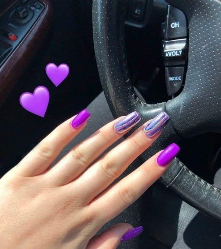 28 Nails art pour des Ongles dans les tons Violet 10 28 Nails art pour des Ongles dans les tons Violet 10